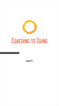 Mobile Screenshot of coachingtoshine.com